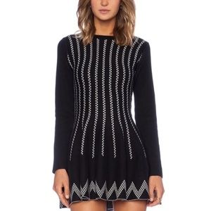 JOA black Sweater Dress